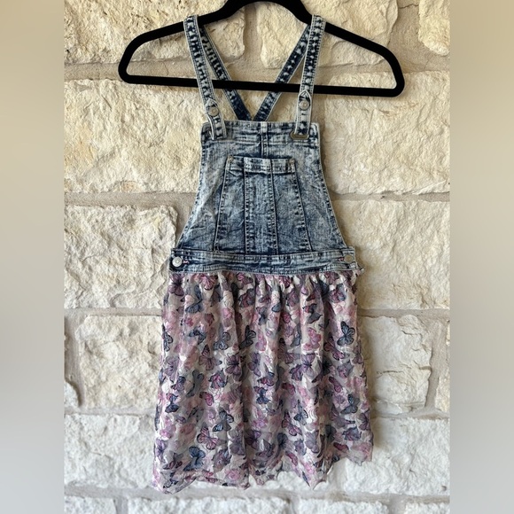 Jordache Other - JORDACHE Blue Denim Jean Dress  L 10/12  Preloved Very Good Condition